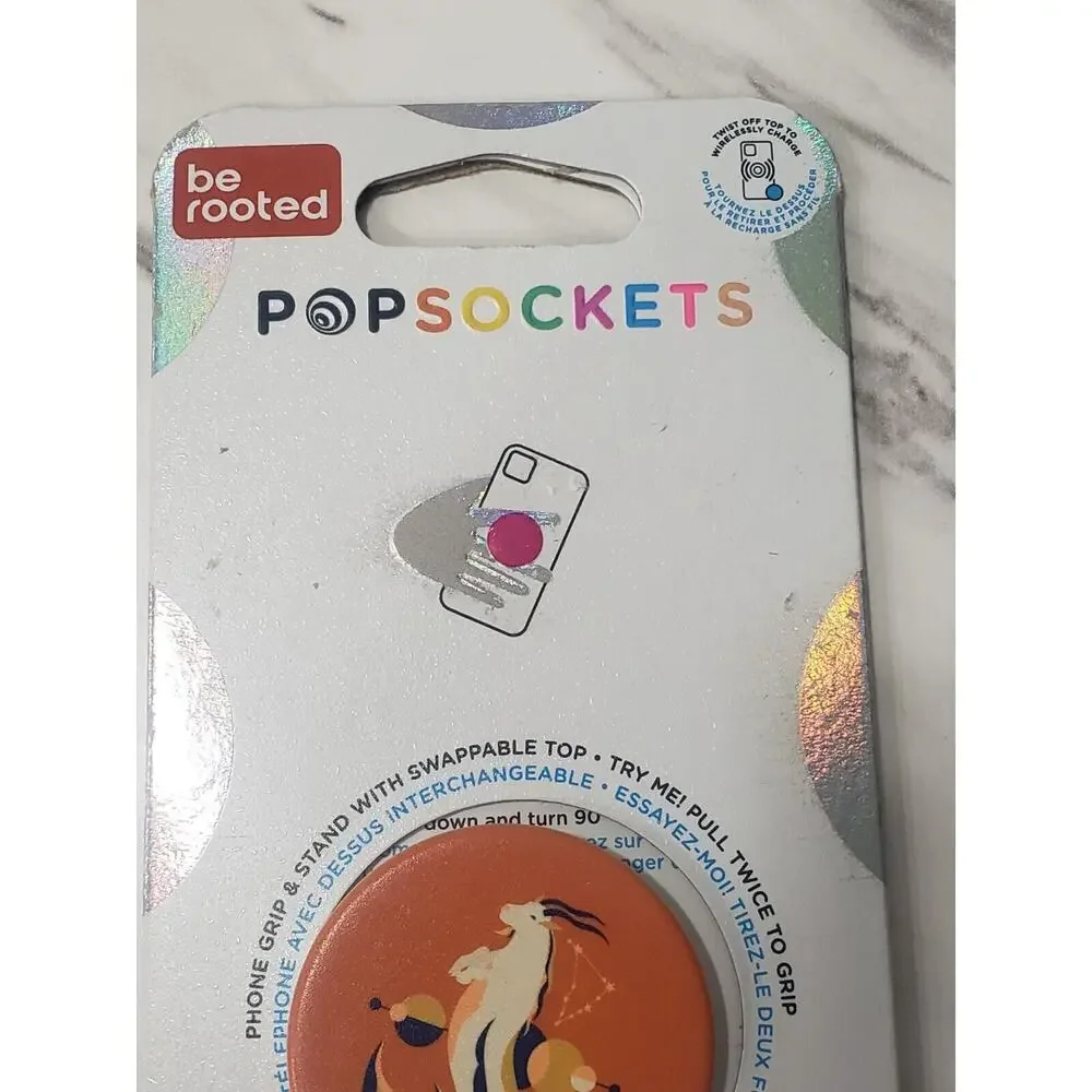 NEW‎ PopSockets Popgrip Phone Holder Stand CAPRICORN zodiac astrology sun moon